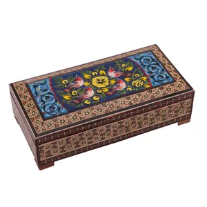  جعبه جواهرات خاتم کاری گالری گوهران مدل 592