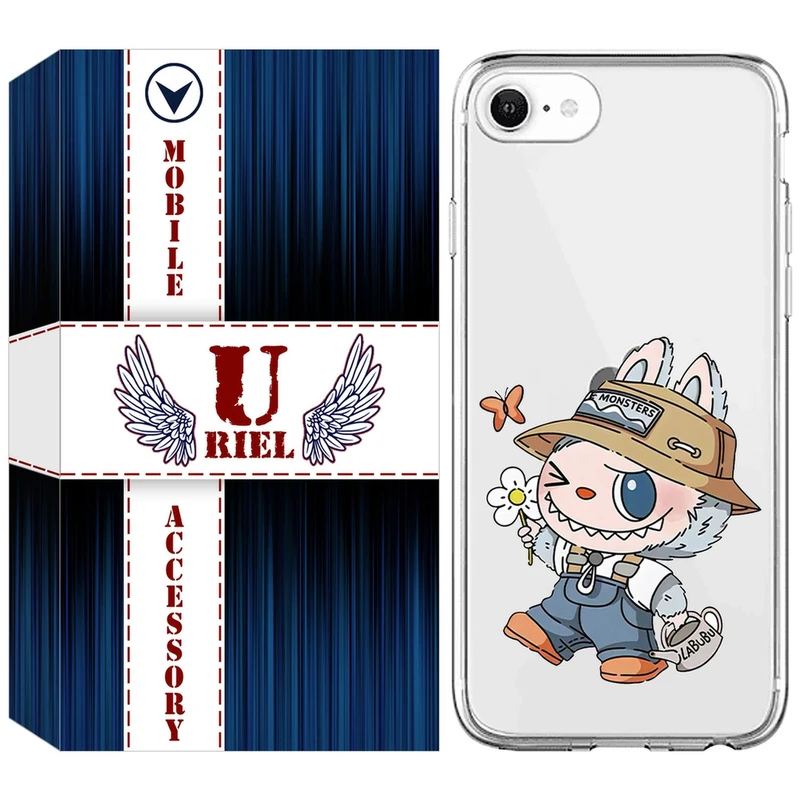 کاور یوریل مدل Clear کد 111 طرح لبوبو مناسب برای گوشی موبایل اپل iPhone 7 / 8 / SE 2022