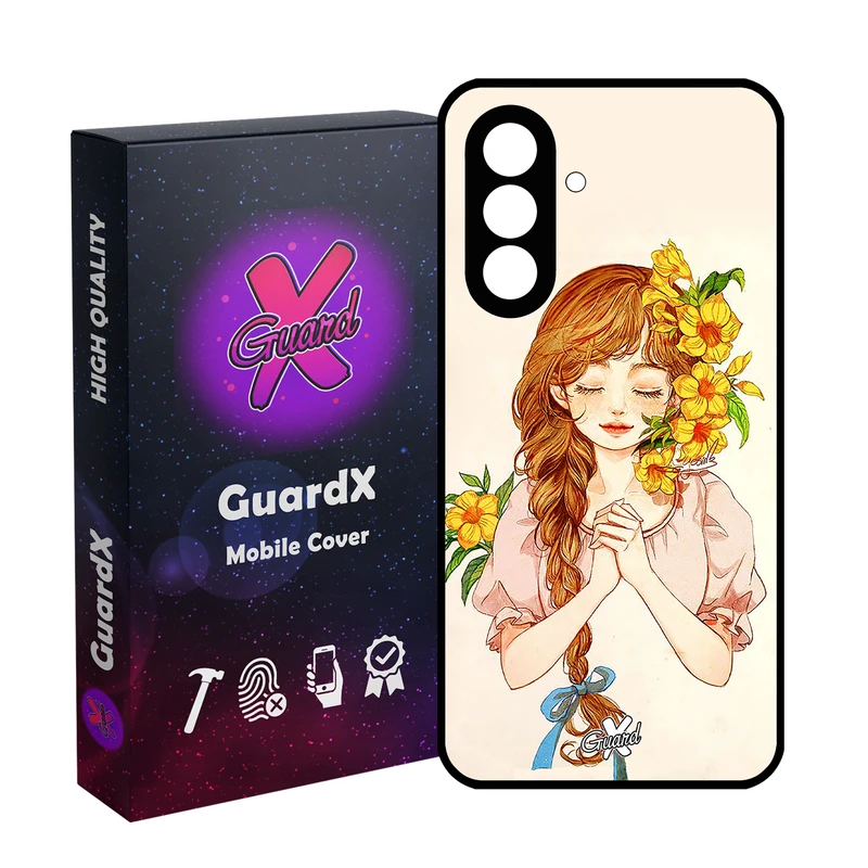 کاور گارد ایکس طرح دختر مدل 10317 مناسب برای گوشی موبایل سامسونگ Galaxy S24 FE