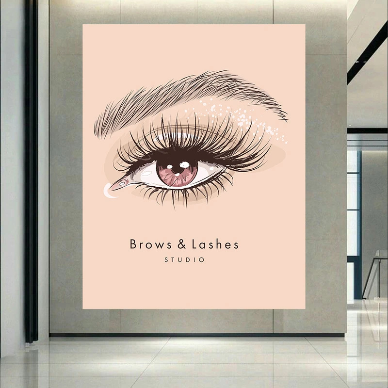  پوستر طرح چشم زیبای زنانه مدل مژه بلند کد AR3058363