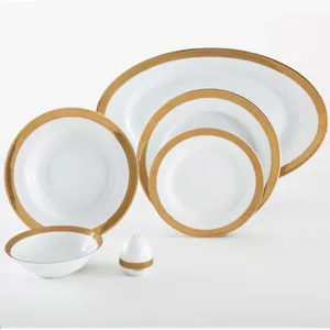 سرویس چینی 28 پارچه غذا خوری چینی زرین ایران سری ایتالیا اف مدل Taitan 2 درجه یک