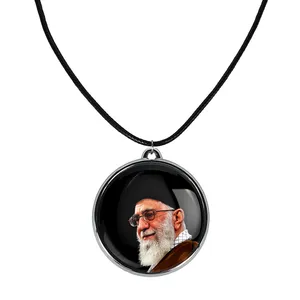 گردنبند خندالو مدل تصویر رهبر کد 25622563
