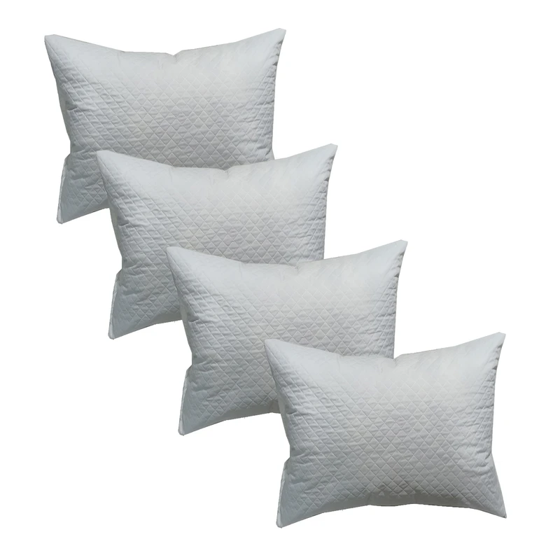 بالش مدل هتلی دولایه کد 1200G سایز 50*70 سانتی متر بسته 4 عددی