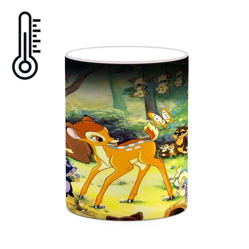 ماگ حرارتی کاکتی مدل کارتون Bambi کد mgh22200