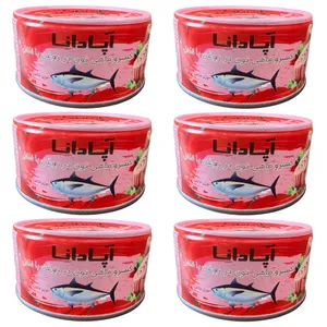 کنسرو ماهی تون در روغن و فلفل آپادانا - ۱۸۰ گرم بسته ۶ عددی