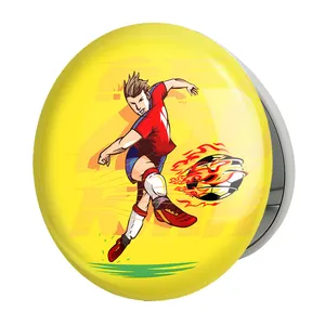 آینه جیبی خندالو طرح فوتبال Football مدل تاشو کد 25955 