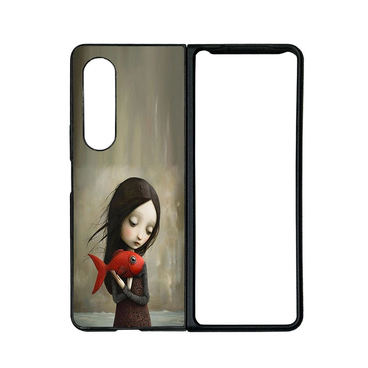 کاور قاب گارد هوم طرح دختر مناسب برای گوشی موبایل سامسونگ galaxy z fold 3