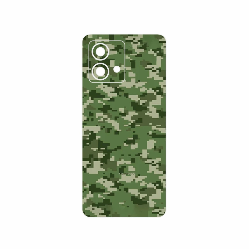 برچسب پوششی ماهوت مدل Army_Green_Pixel مناسب برای گوشی موبایل موتورولا Moto G84
