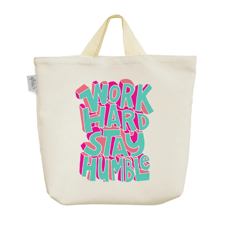 ساک خرید خندالو مدل سخت کارکن و فروتن بمون کد 9352