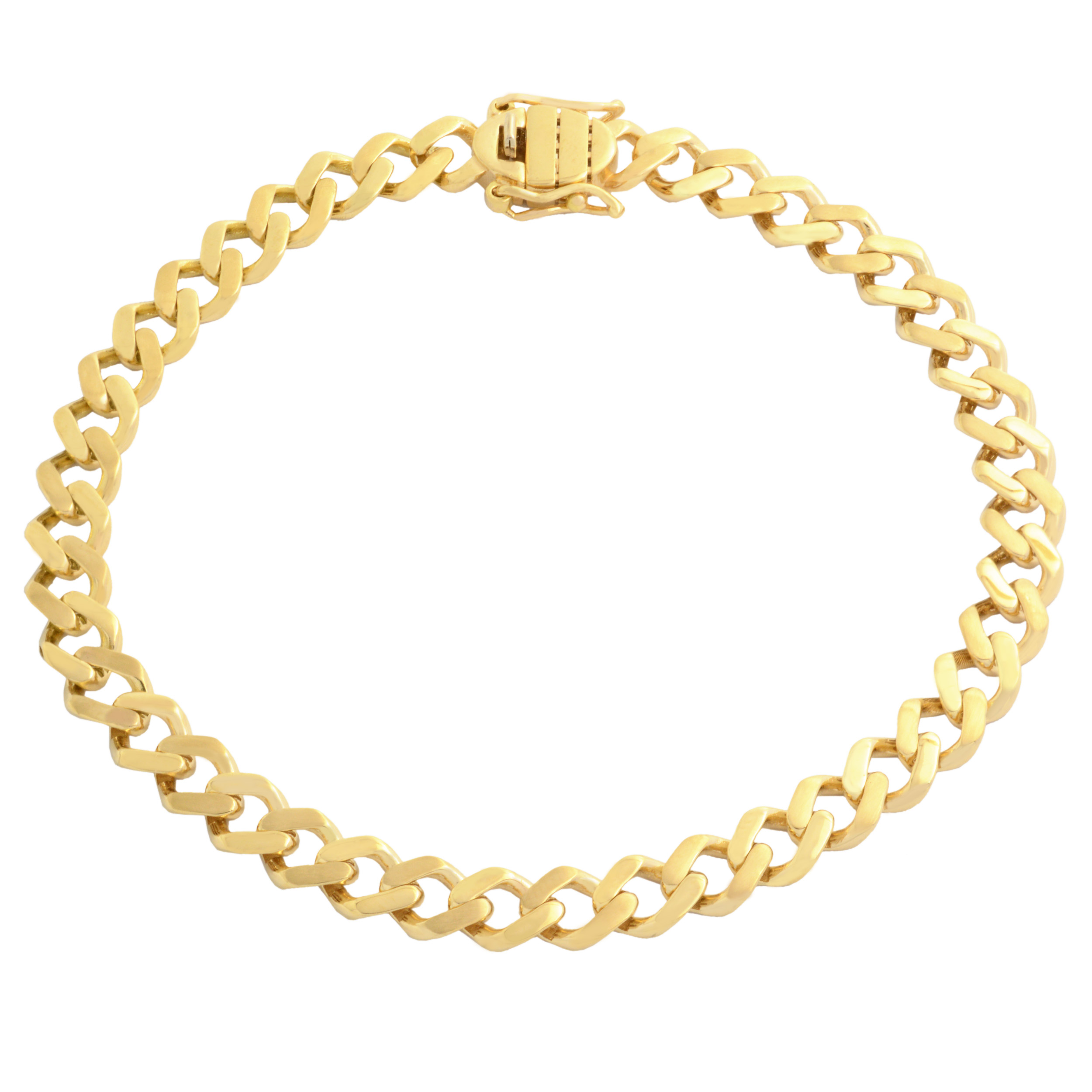 دستبند طلا 18 عیار مردانه طلای مستجابی مدل جلوا کد 20