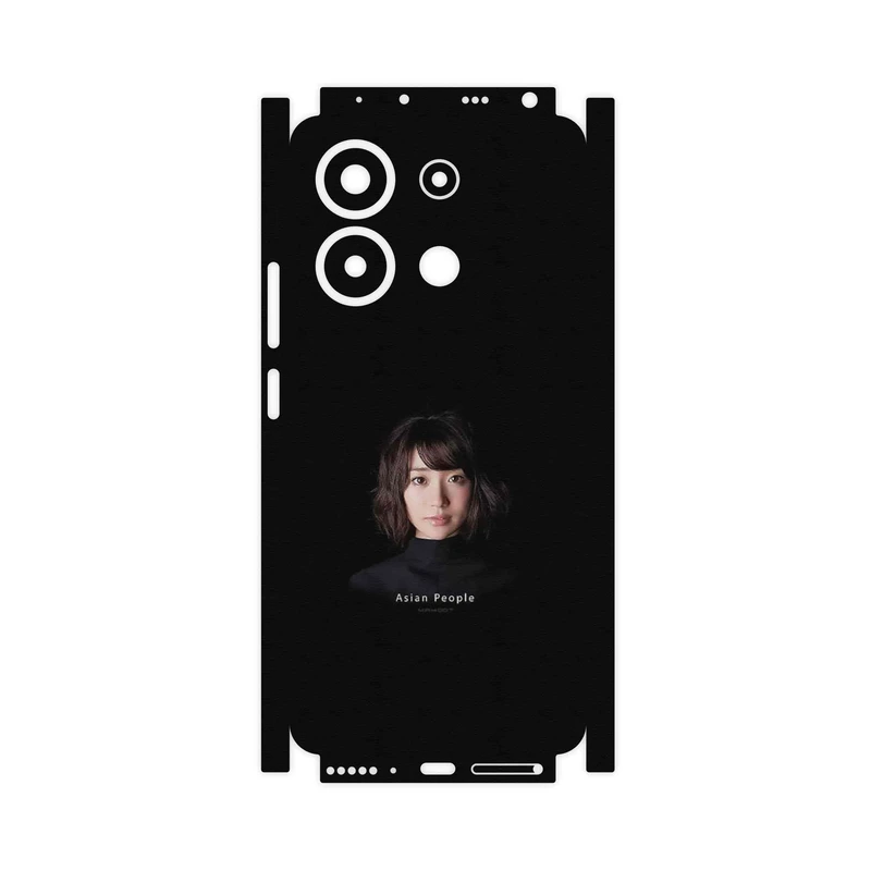 برچسب پوششی ماهوت مدل Portrait of an Asian Woman-FullSkin مناسب برای گوشی موبایل شیائومی Redmi Note 13 4G