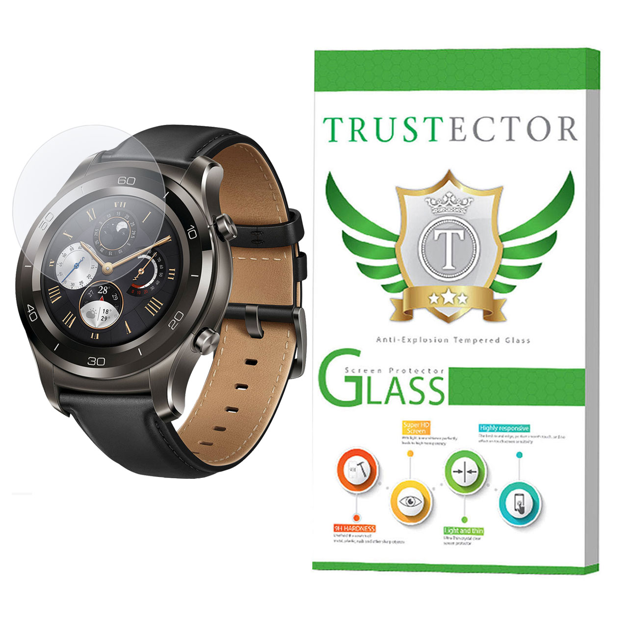 محافظ صفحه نمایش تراستکتور مدل GLS مناسب برای ساعت هوشمند هوآوی Watch 2 Classic