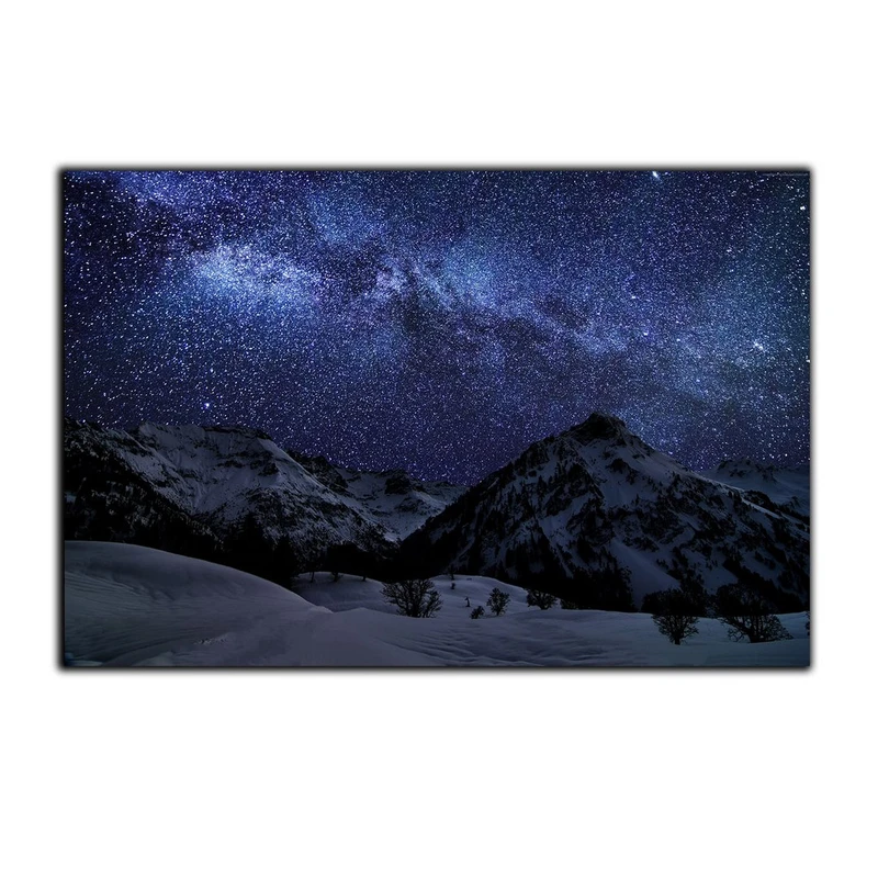 تابلو شاسی بکلیت طرح کوهستان و آسمان شب مدل SH-S4460