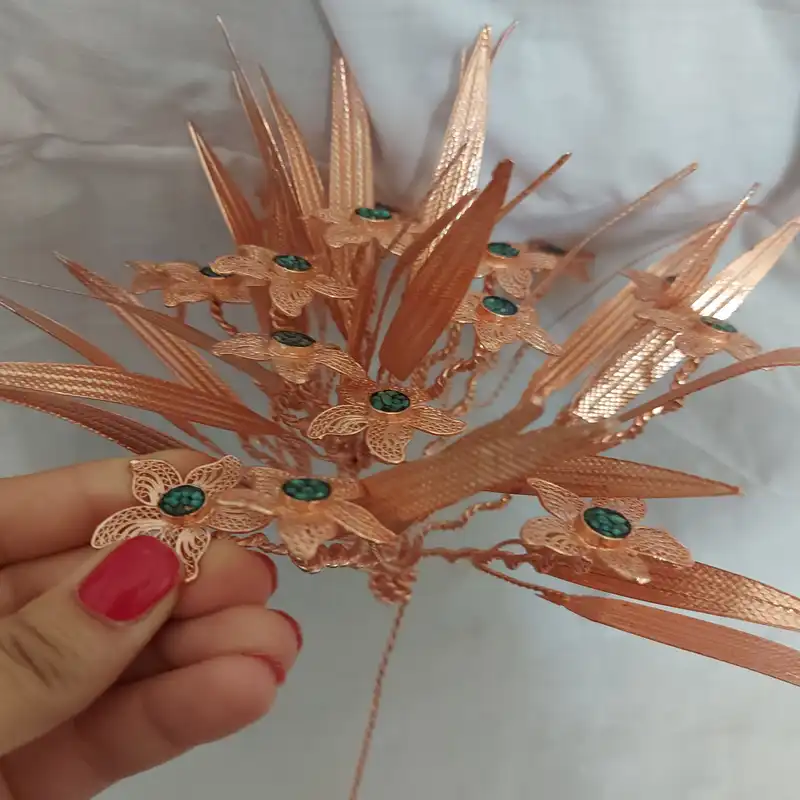 گل فیروزه کوبی کد 262