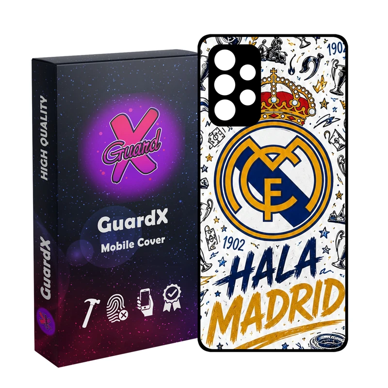 کاور گارد ایکس طرح رئال مادرید مدل 11097 مناسب برای گوشی موبایل سامسونگ Galaxy A52/A52S