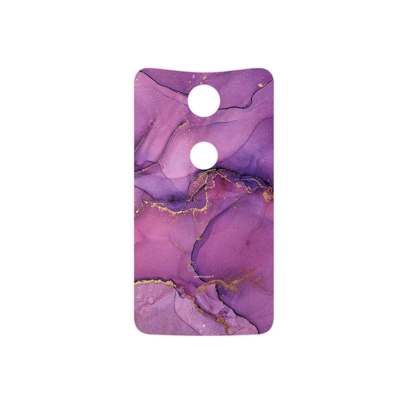 برچسب پوششی ماهوت مدل Purple Marble مناسب برای گوشی موبایل گوگل Nexus 6