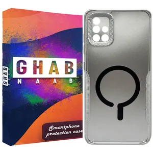 کاور قاب ناب مدل متالیک طرح مگسیف مناسب برای گوشی موبایل سامسونگ Galaxy A51 / M40s