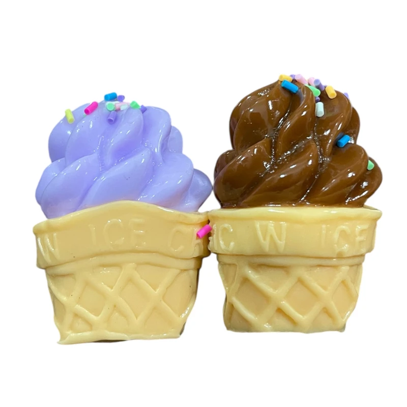 فیجت ضد استرس مدل بستنی قیفی دوقلو مجموعه 2 عددی