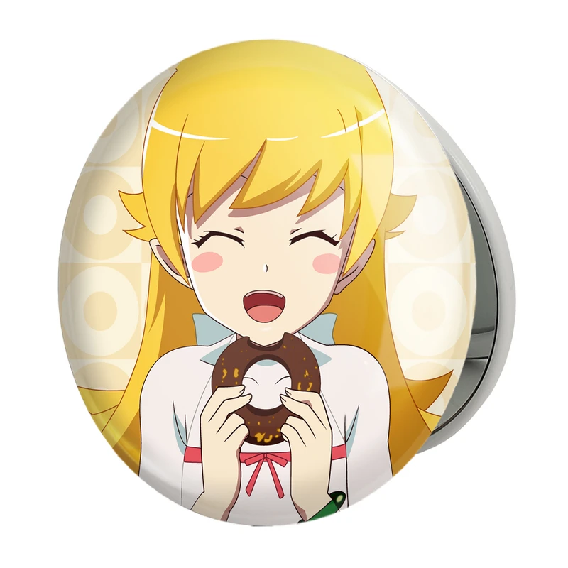 آینه جیبی خندالو طرح شینوبو اوشینو انیمه مونوگاتاری مدل تاشو کد 16211 