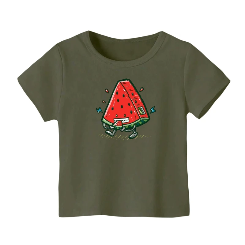 تی شرت آستین کوتاه بچگانه مدل هندوانه یلدایی کد 51