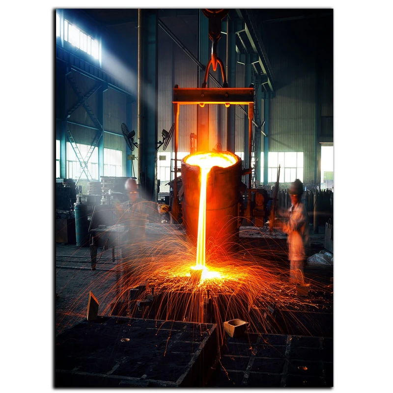 تابلو شاسی بکلیت طرح کارخانه و مواد مذاب مدل SH-S1546