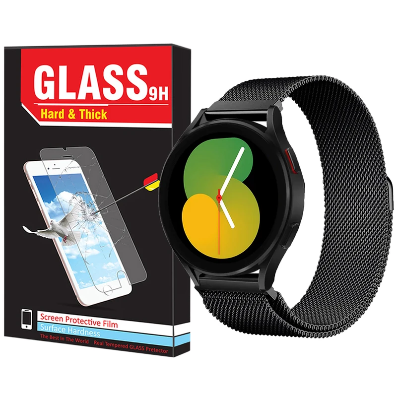 بند هارد اند تیک مدل Milanese مناسب برای ساعت هوشمند سامسونگ Galaxy Watch Active 1 / Active 2 40mm / Active 2 44mm / Watch 3 41mm / Galaxy Watch 4 40mm / watch 4 42mm / watch 4 44mm / watch 4 46mm