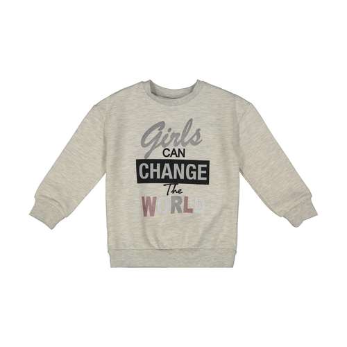 سویشرت دخترانه ال سی وایکیکی مدل W194219Z4-355-GREYMELANGE