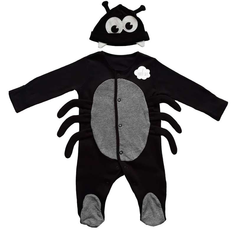 ست بادی و کلاه نوزادی جورج مدل 002