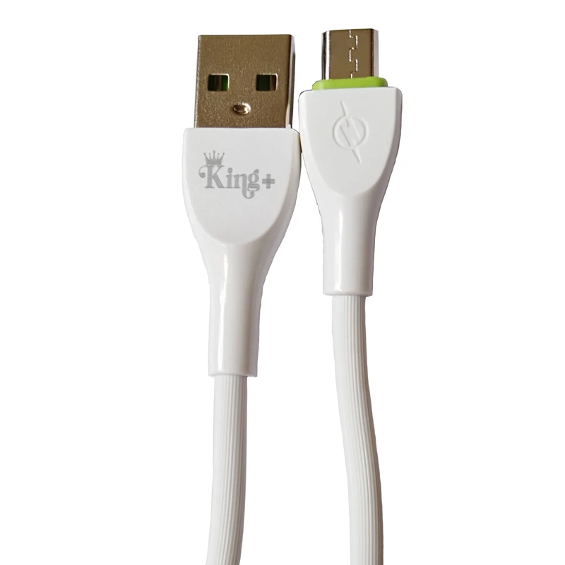 کابل تبدیل USB به microUSB کینگ پلاس مدل HK-02 طول 1 متر