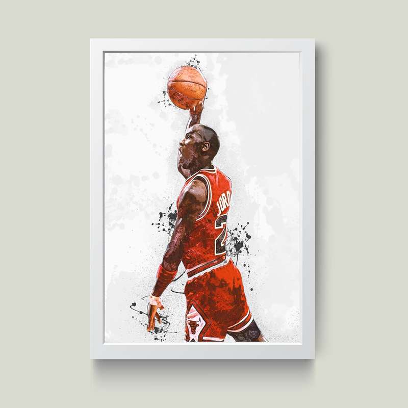 تابلو مدل مایکل جردن Michael Jordan کد S0129-w تابلو مدل مایکل جردن Michael Jordan کد S0129-w