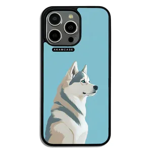AKAM AMC-WA15PROMAX-DOGS-2 Cover For Apple iPhone 15 Pro Max