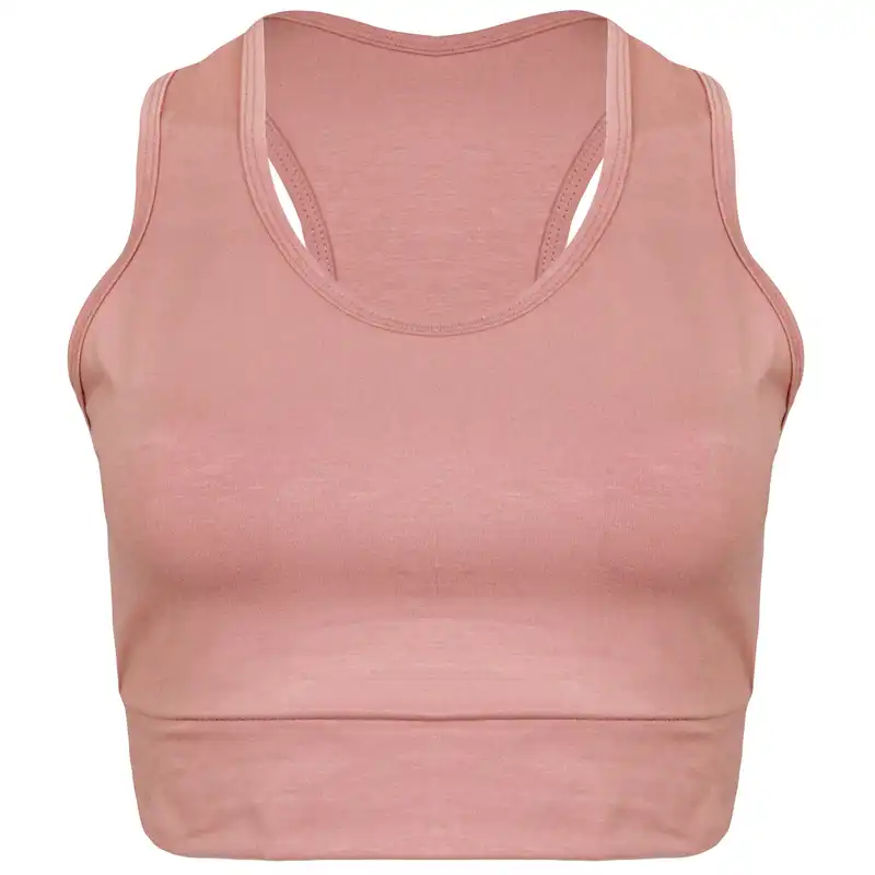 نیم تنه ورزشی زنانه ماییلدا مدل بدون فنر کد 4456 رنگ پوست پیازی