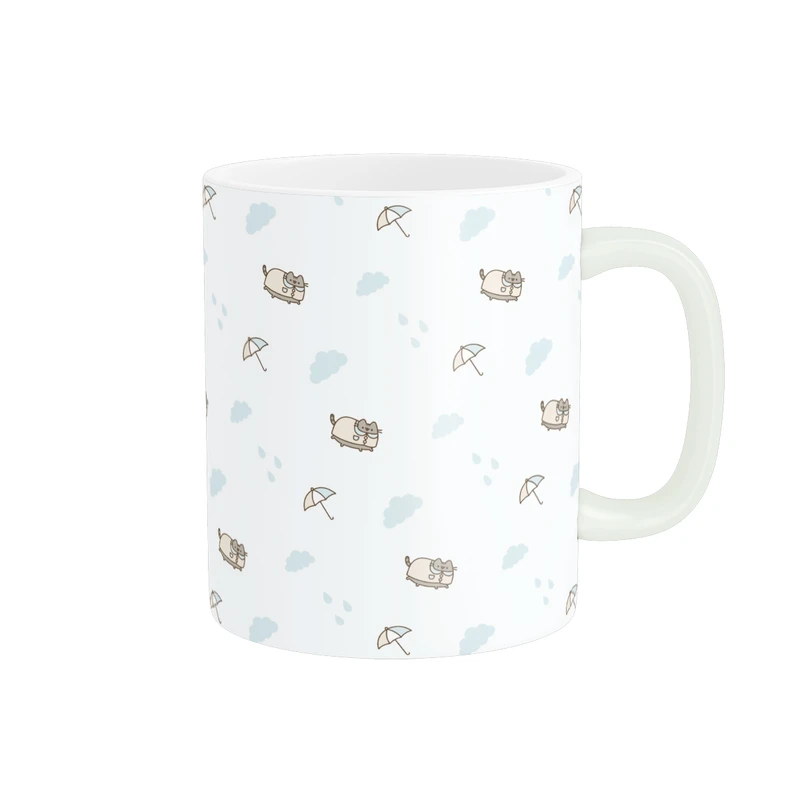 ماگ مدل چاپ گربه پوشین و چتر کد Mg83