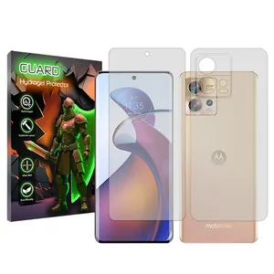 Guard transparent screen protector suitable for Motorola Edge 30 Fusion Mobile phone with back protector