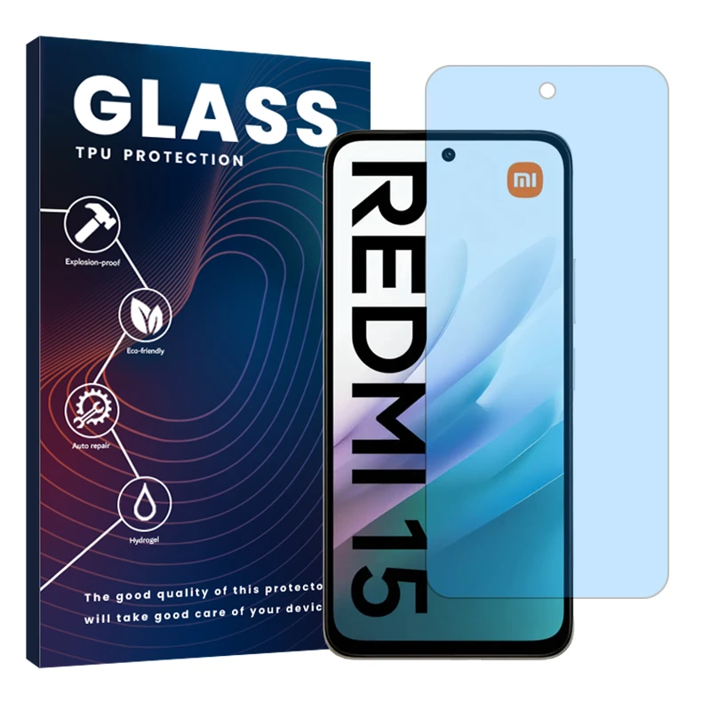 محافظ صفحه نمایش مات ضد اشعه آبی گلس مدل Resistant مناسب برای گوشی موبایل شیائومی Redmi 15 4G