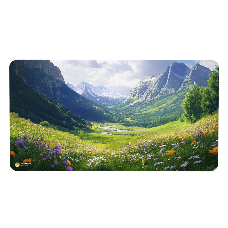 ماوس پد هومرو مدل MX2660 طرح نقاشی طبیعت کوهستانی