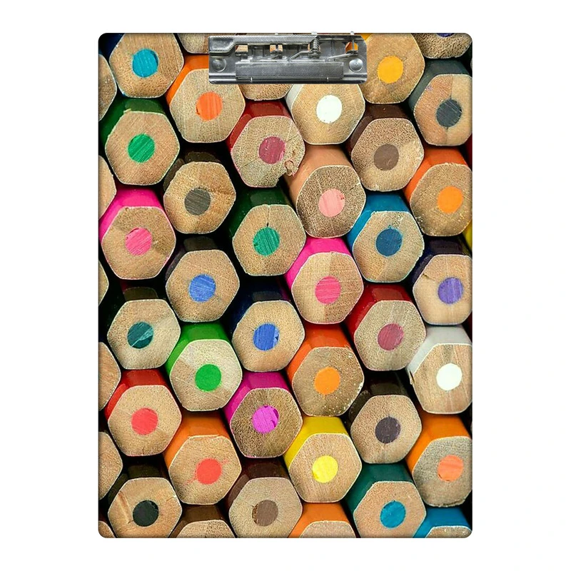 تخته شاسی طرح دسته مداد رنگی ها کد  2254084 سایز A4