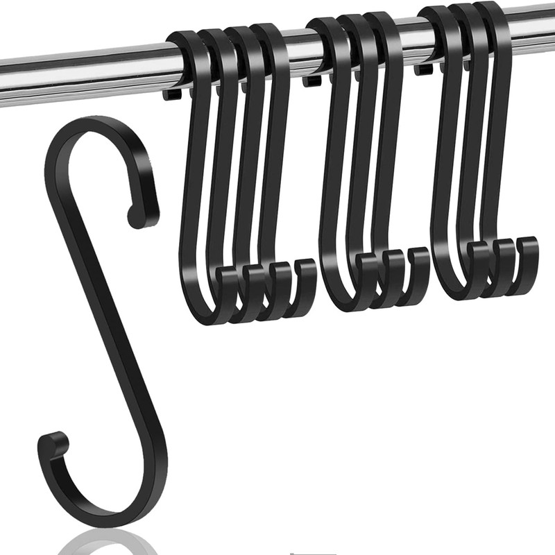 قلاب آویز لیوان مدل S بسته 12 عددی