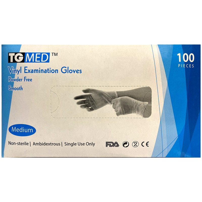 دستکش یکبار مصرف مدل TGMED بسته 100 عددی