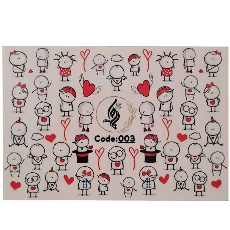 برچسب لنز ناخن مدل 3LL