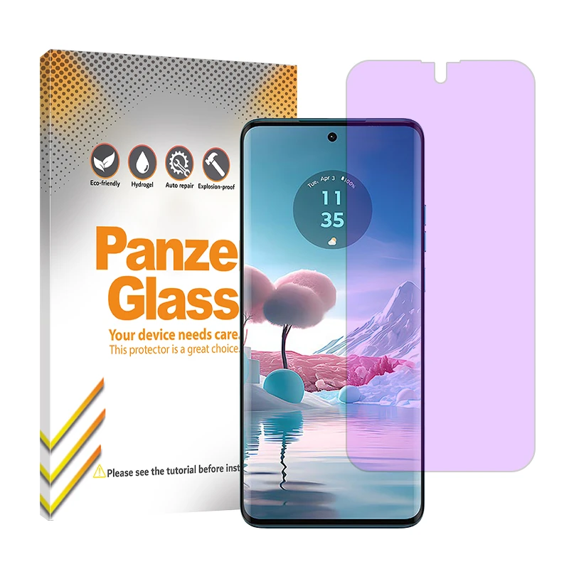 محافظ صفحه نمایش ضد اشعه بنفش پنزر گلس مدل Resistant مناسب برای گوشی موبایل موتورولا Edge 40 Neo
