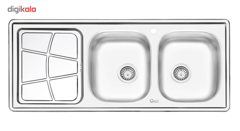 سینک ایلیا استیل مدل 4030R توکار سایز 50 × 120 سانتی متر