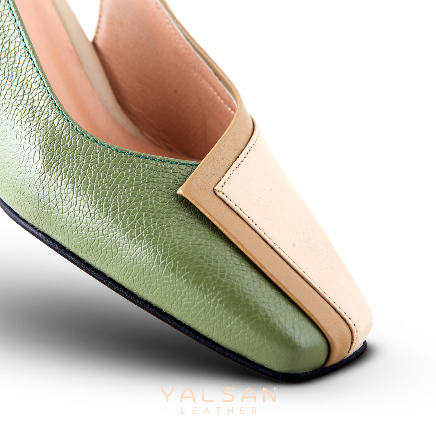 کفش زنانه چرم یلسان مدل آنه مور کد MC-650-saz -  - 5