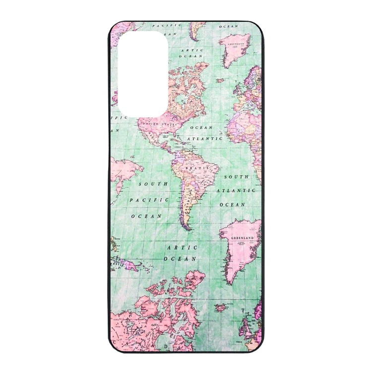 کاور گالری وبفر طرح نقشه جهان مناسب برای گوشی موبایل سامسونگ galaxy m52