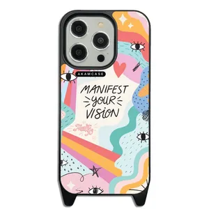 AKAM AMCWLA15PRO-GOOD VIBES7 Cover For Apple iPhone 15 Pro