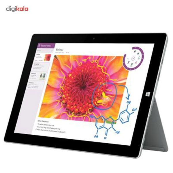 تبلت مایکروسافت مدلSurface 3 4G - A به همراه کیبورد ظرفیت 128 گیگابایت