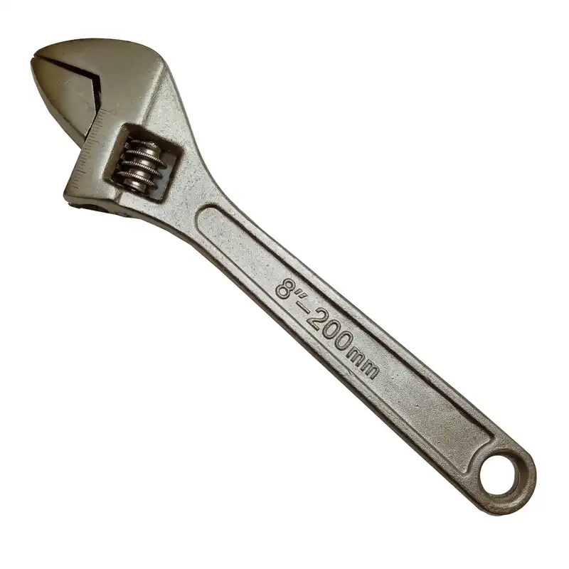 آچار فرانسه فورجد استیل مدل 200 سایز 8