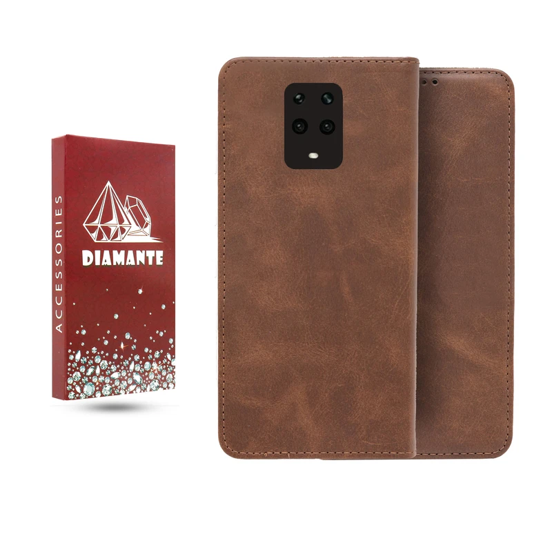 کیف کلاسوری دیامانته مدل قفل مگنتی مناسب برای گوشی موبایل شیائومی Redmi Note 9 Pro 4G