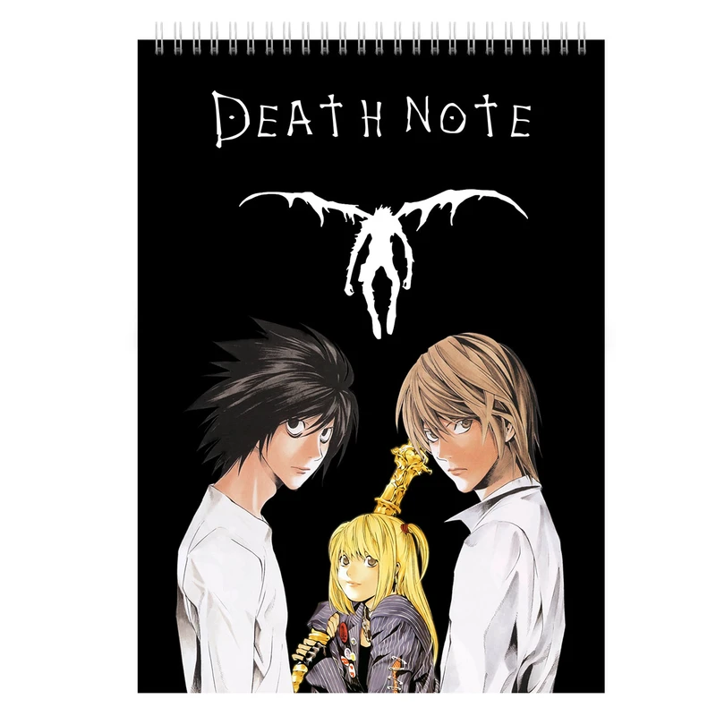 دفتر یادداشت بادکنک آبی طرح انیمه مدل death note1