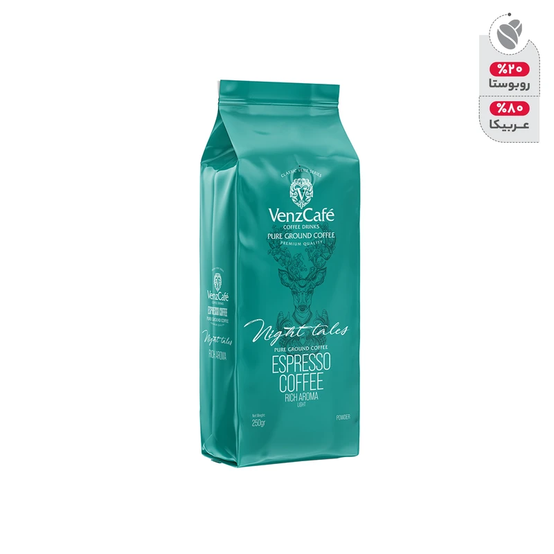 پودر قهوه اسپرسو لایت نایت تیلز ونزکافه - 250 گرم